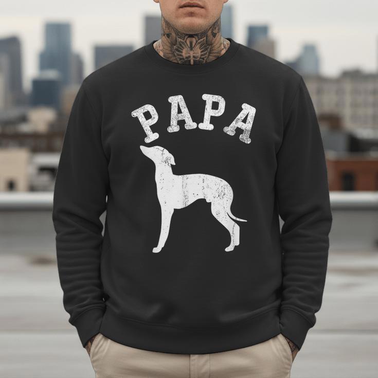 Papa ITALIAN GREYHOUND For Dad Men Sweatshirt