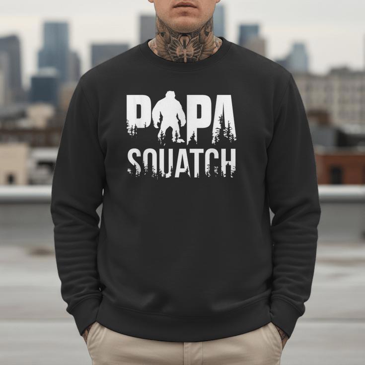 Papa Squatch For Dad Sasquatch Fathers Day Men Sweatshirt