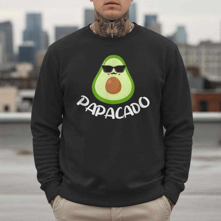 Papacado Avocado Dad Daddy Father's Day Men Sweatshirt