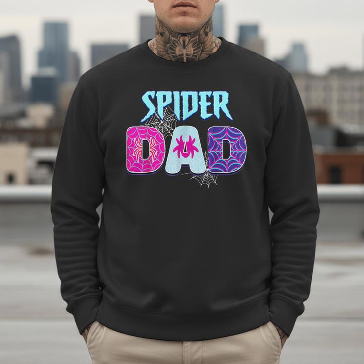 Parents Mom Spider Dad Matching Family Birthday Men Sweatshirt