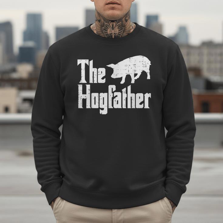 Pig The Hogfather Hog Dad Fathers Day Parody Papa Men Men Sweatshirt