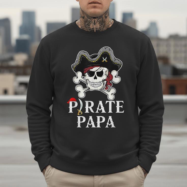 Pirate Papa Costume Jolly Roger Crossbones Pirate Dad Men Sweatshirt Pirate Papa Costume Jolly Roger Crossbones Pirate Dad Men Sweatshirt