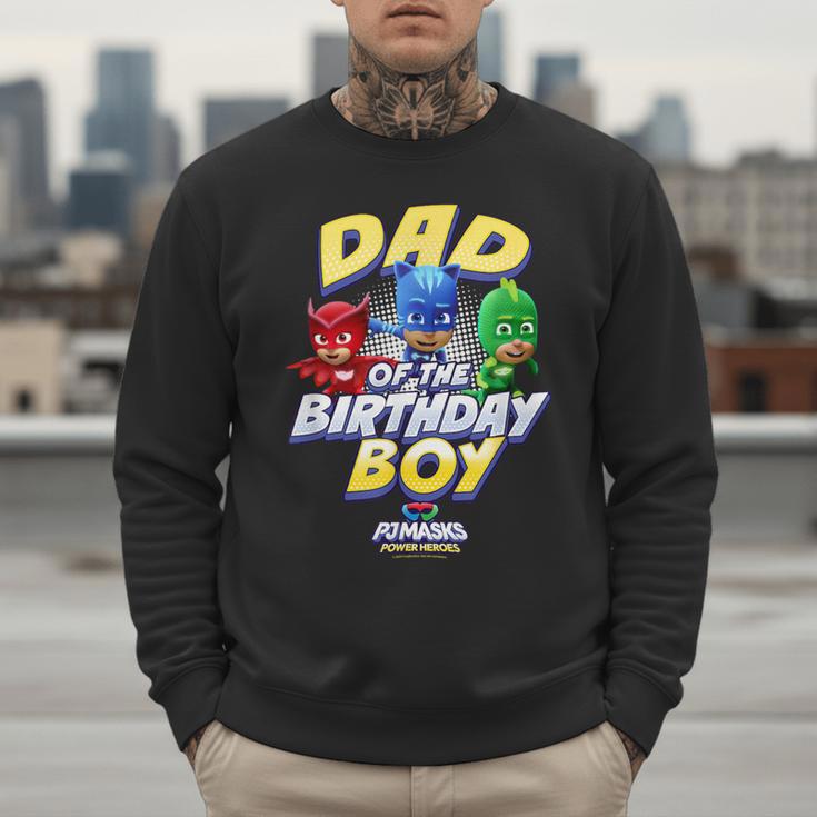 PJ Masks Group Shot Dad Of The Birthday Boy Logo Men Sweatshirt