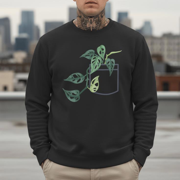 Plant Dad Plant Mom Grow Monstera Adansonii Urban Gardener Men Sweatshirt