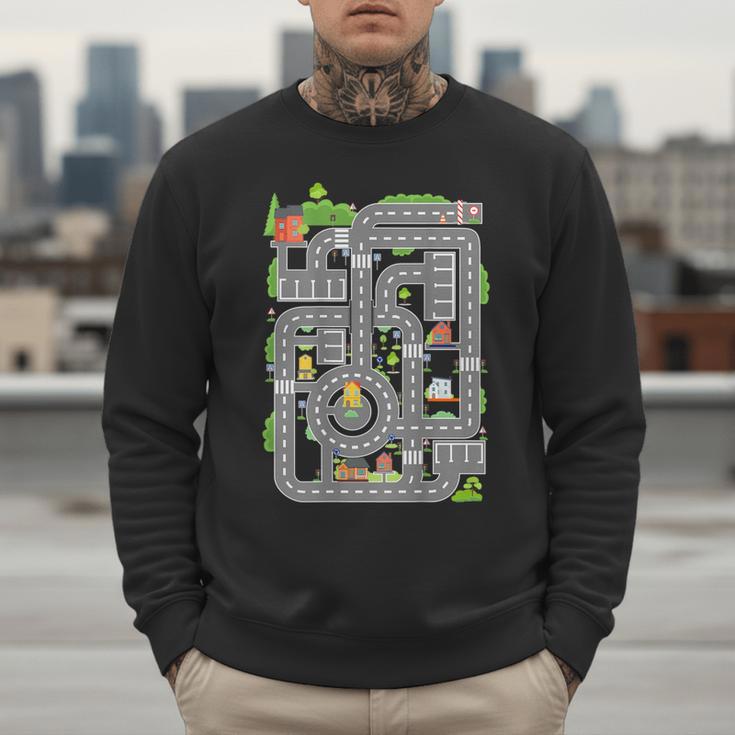 Play Cars On Dad's Back Shirt Kids And Fathers Play Men Sweatshirt Play Cars On Dad's Back Shirt Kids And Fathers Play Men Sweatshirt