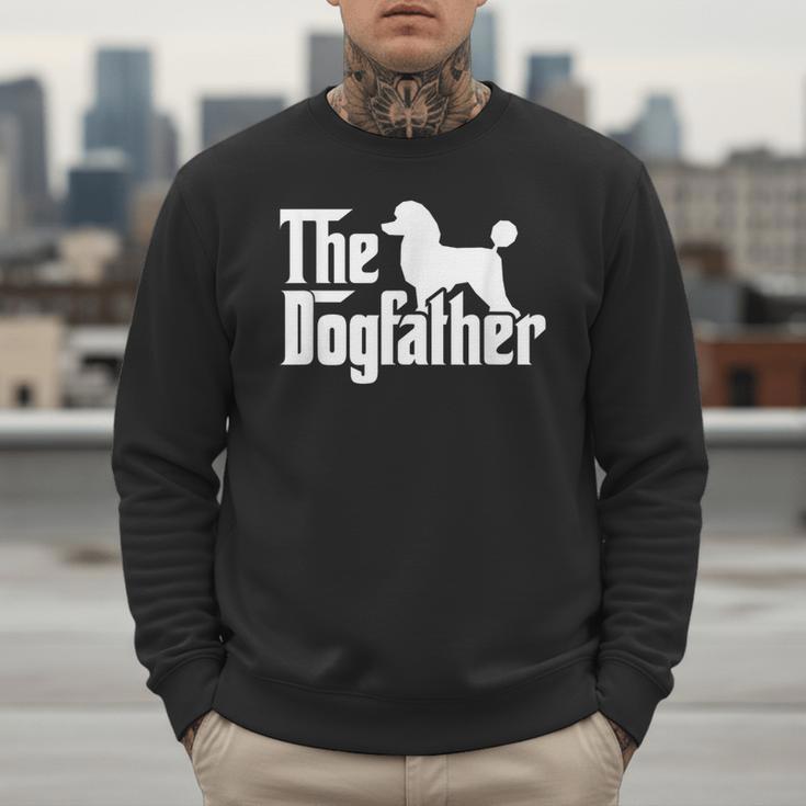 Poodle The Dogfather Cool Dog Daddy Dad Papa Father Men Kids Men Sweatshirt