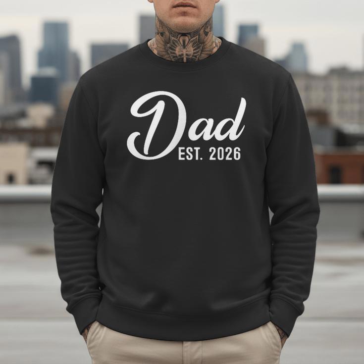 Pregnancy Announcement Daddy New Dad First Time Dad 2026 Men Sweatshirt