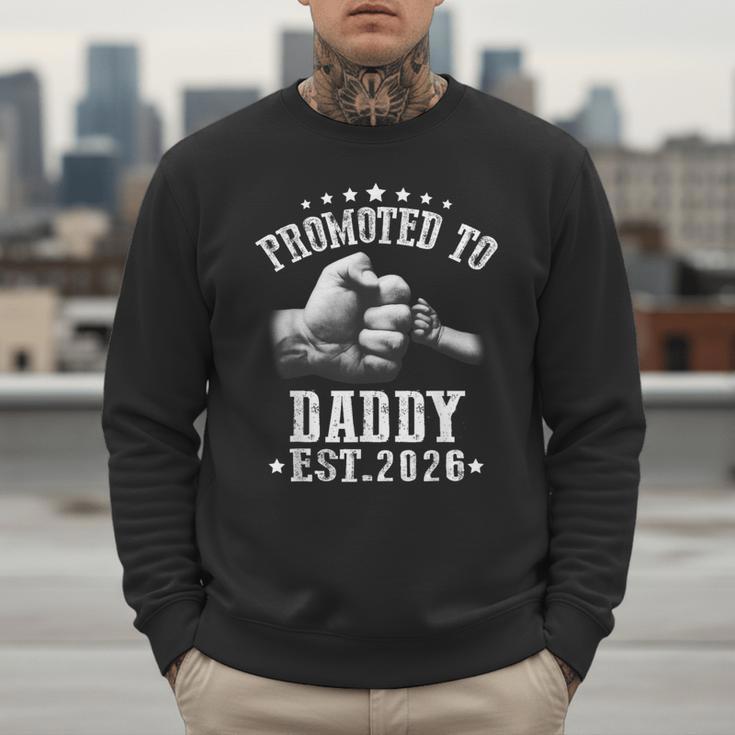 Promoted To Daddy Est 2026 Soon To Be Daddy 2026 Men Sweatshirt