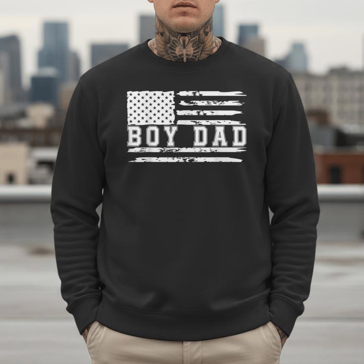 Proud Dad Of Boy Father Of Boys For Dad Xmas Fathers Day Men Sweatshirt