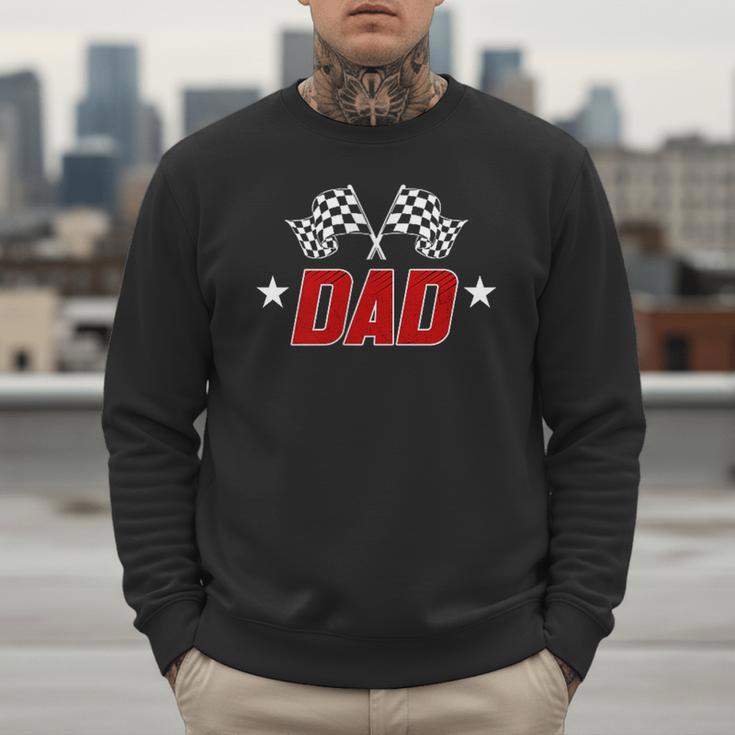 Racing Birthday Boy Race Car Dad Family Matching Men Sweatshirt