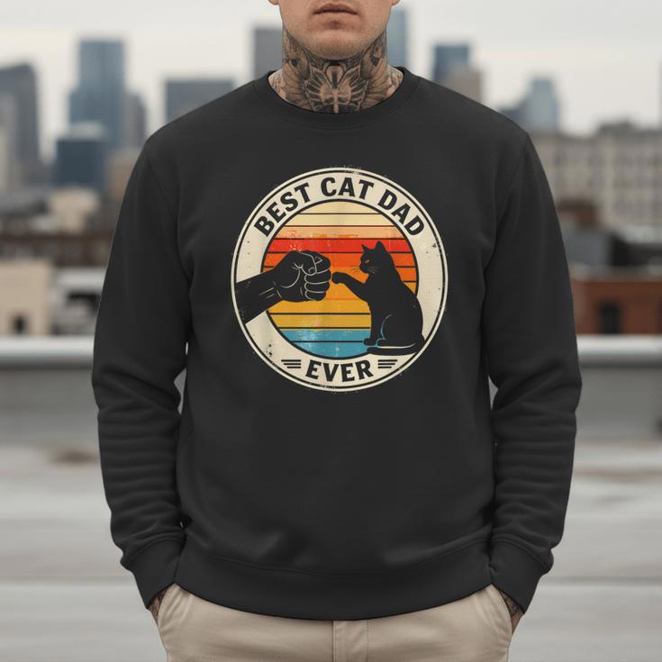 Retro Cat Dad Ever Cats Lovers For Men Women And Kids Men Sweatshirt Retro Cat Dad Ever Cats Lovers For Men Women And Kids Men Sweatshirt