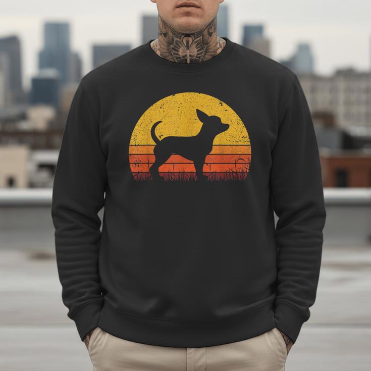 Retro Chihuahua Men Women Dog Mom Dad Chihuahua Men Sweatshirt