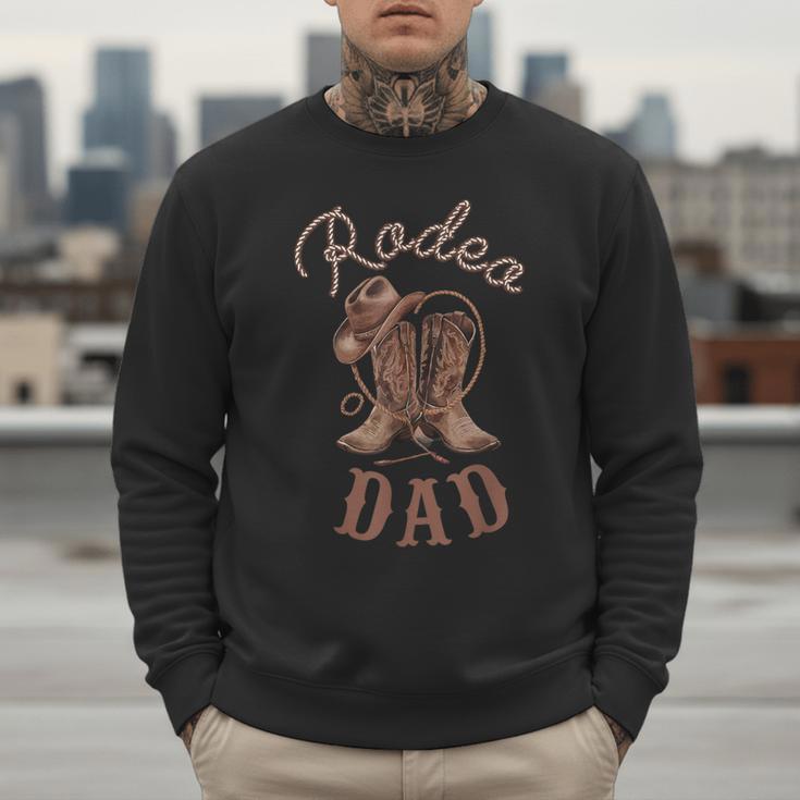 Rodeo Dad Western Cowboy Birthday Boy Family Matching Party Men Sweatshirt