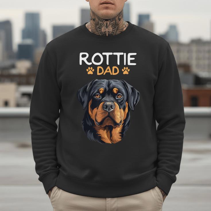 Rottie Dad Rottweiler Dog Men Sweatshirt