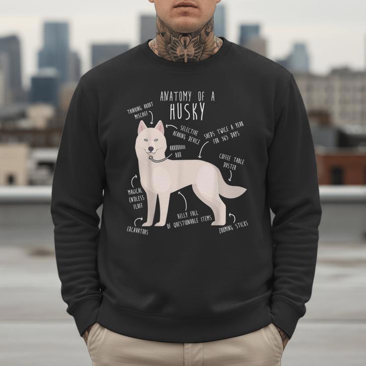 Siberian Husky Dog Anatomy Pet Mom Cute Dog Dad Men Women Kids Men Sweatshirt Siberian Husky Dog Anatomy Pet Mom Cute Dog Dad Men Women Kids Men Sweatshirt