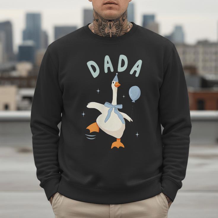 Silly Dada Silly Goose Mom Birthday Family Matching Party Men Sweatshirt