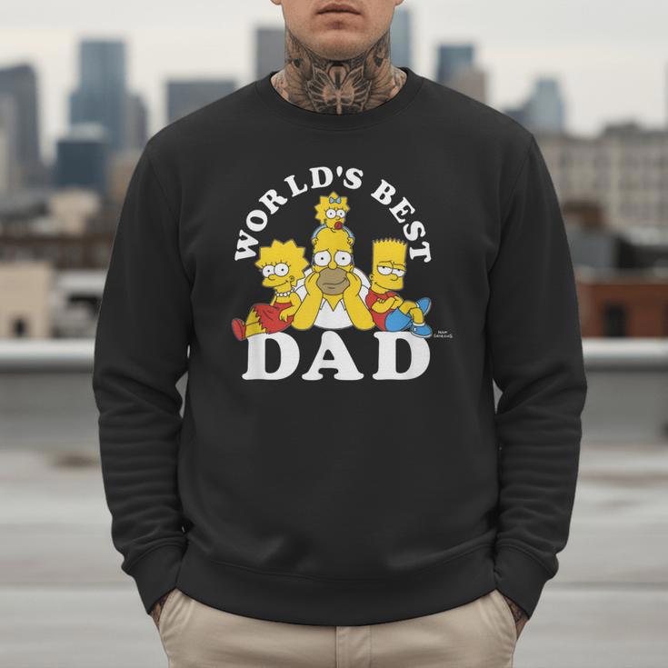 The Simpsons World's Best Dad Father's Day Group V2 Small Men Sweatshirt
