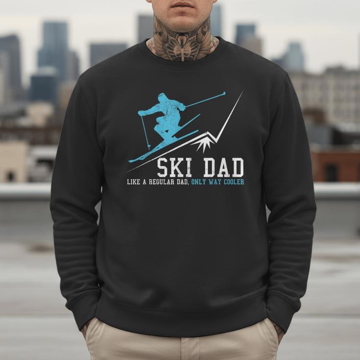 Ski Dad Winter Sports Skiing Father Men Sweatshirt