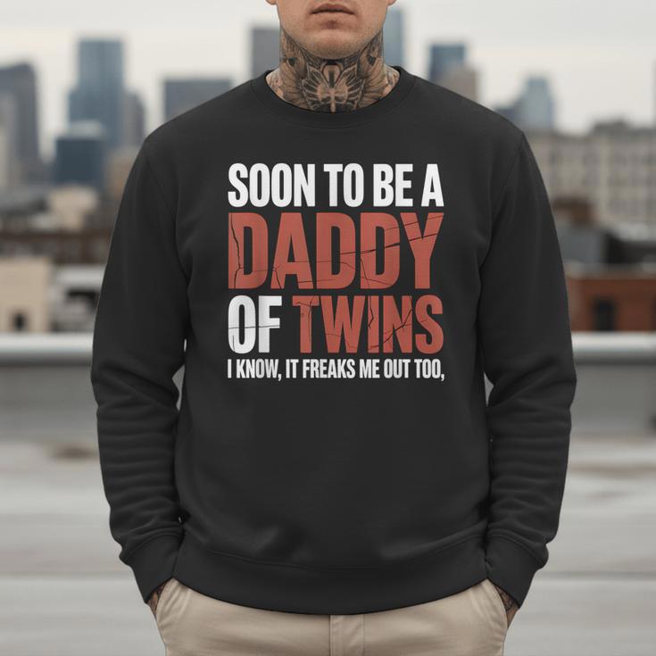Soon To Be Dad Twins Fatherhood Pregnancy Announcement New D Men Sweatshirt Soon To Be Dad Twins Fatherhood Pregnancy Announcement New D Men Sweatshirt