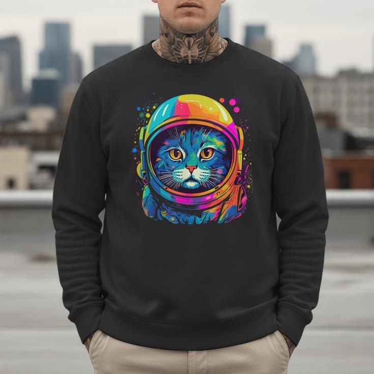 Space Cat Mom Cat Dad Men Women Kids Astronaut Space Men Sweatshirt Space Cat Mom Cat Dad Men Women Kids Astronaut Space Men Sweatshirt