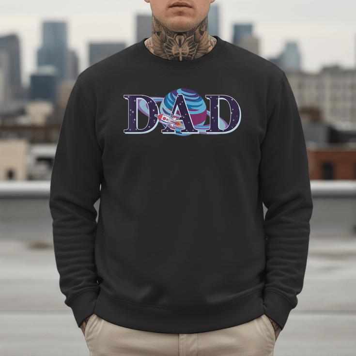 Space Dad Family Matching Mom Space Birthday Theme Party Men Sweatshirt Space Dad Family Matching Mom Space Birthday Theme Party Men Sweatshirt
