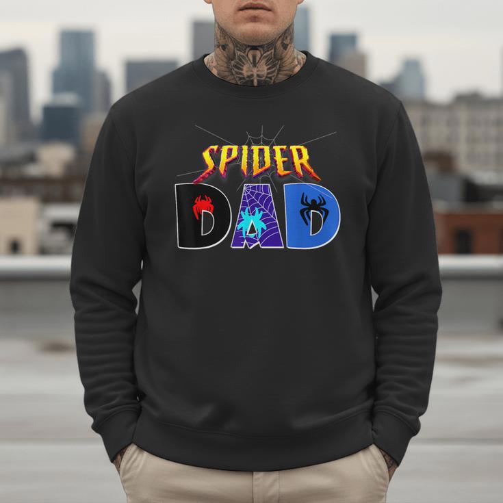 Spider Dad Shirt Birthday Fathers Day Halloween Costumes Pjs Men Sweatshirt