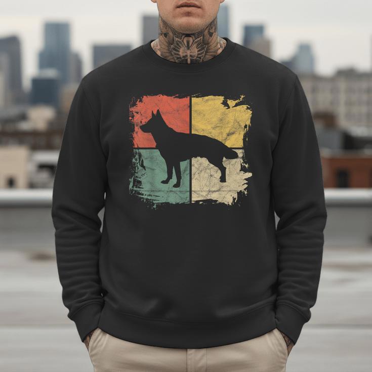 Square Retro German Shepherd Owner Dog Shepard Dad Mom Men Sweatshirt Square Retro German Shepherd Owner Dog Shepard Dad Mom Men Sweatshirt
