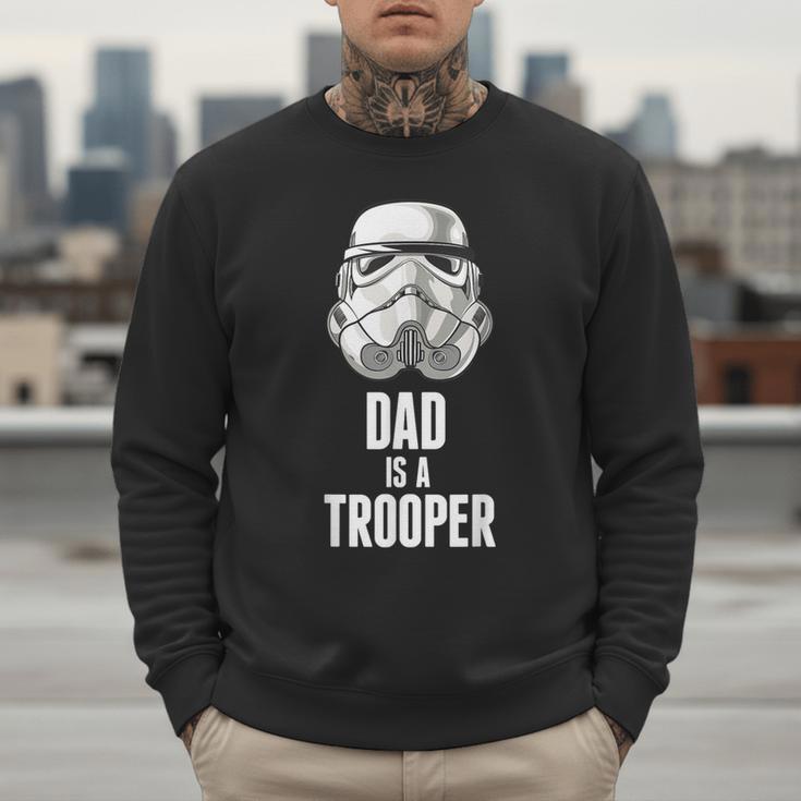 Star Wars Father's Day Stormtrooper Dad Is A Trooper Vintage Men Sweatshirt