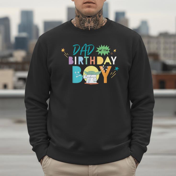 Star Wars Grogu Mandalorian Toon Dad Of The Birthday Boy Men Sweatshirt
