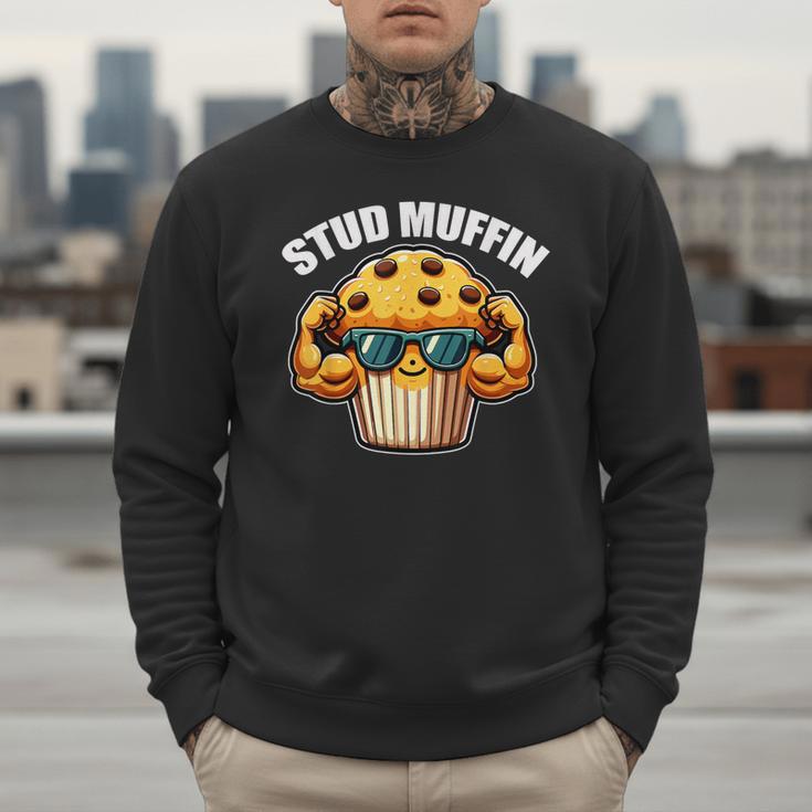 Stud Muffin Muffin Lover Dad Boyfriend Men Boys Men Sweatshirt