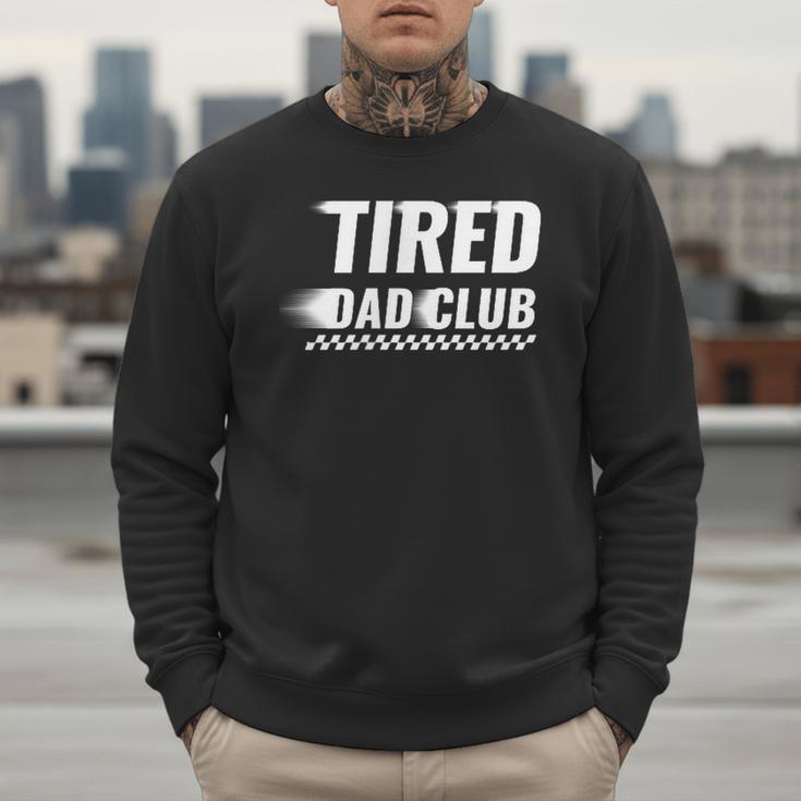 Tired Dad Club Maze Track Back 2 Sided Men Sweatshirt