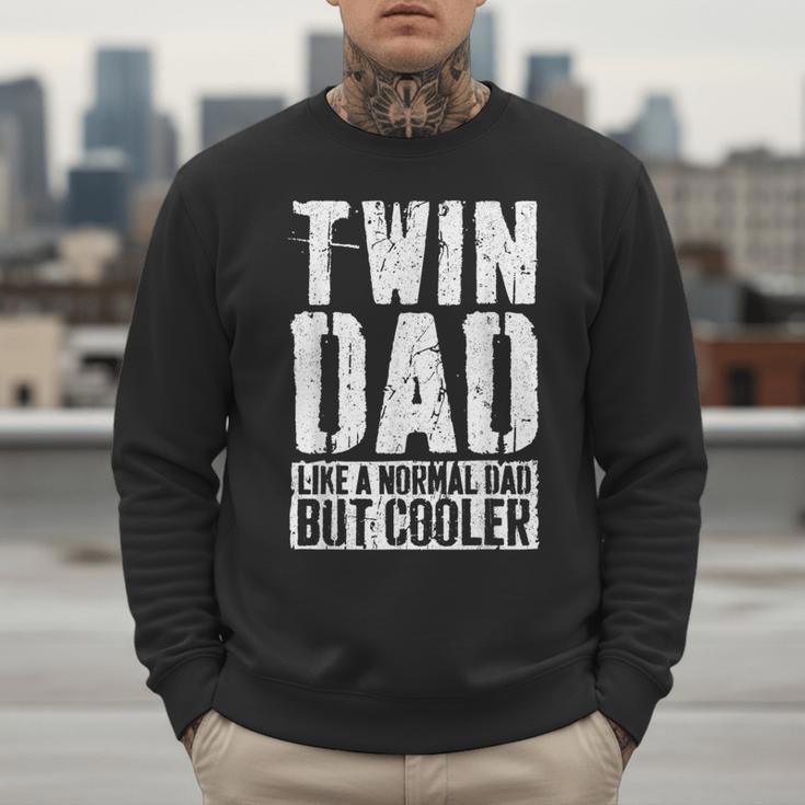 Twin Dad Shirt Men Dad Of Twins Fathers Day Men Sweatshirt