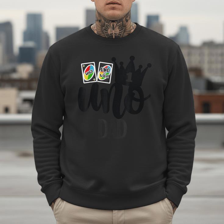 Uno 1st Birthday Dad Men Sweatshirt Uno 1st Birthday Dad Men Sweatshirt