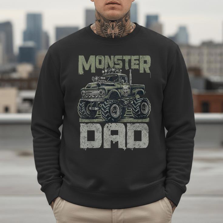 Vintage Monster Truck Lover DAD Family Matching Birthday Men Sweatshirt Vintage Monster Truck Lover DAD Family Matching Birthday Men Sweatshirt