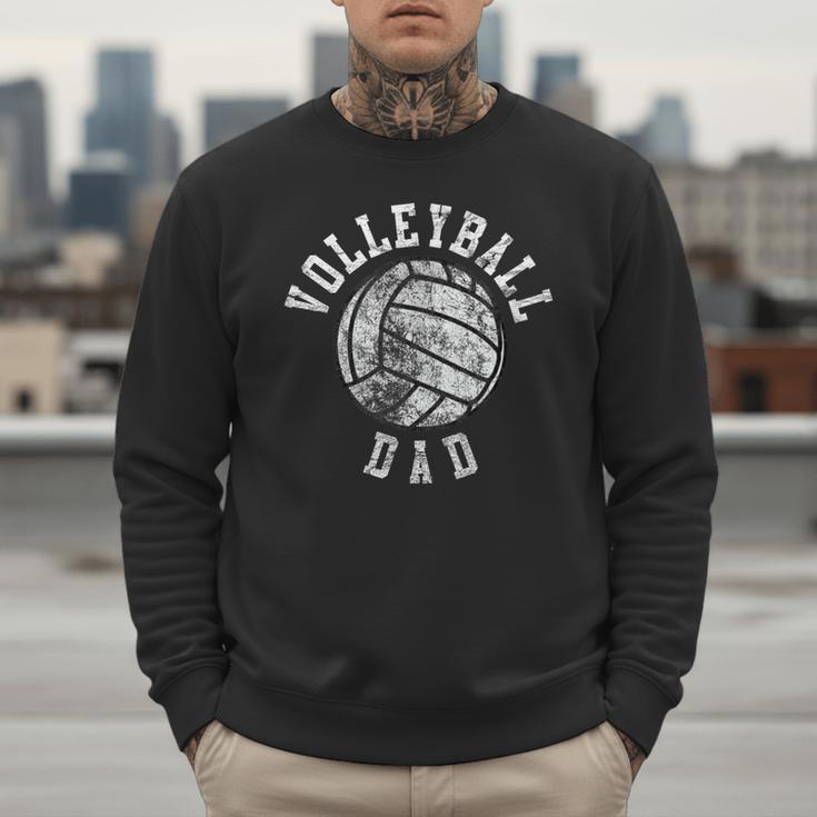 Vintage Volleyball Dad Men Sweatshirt