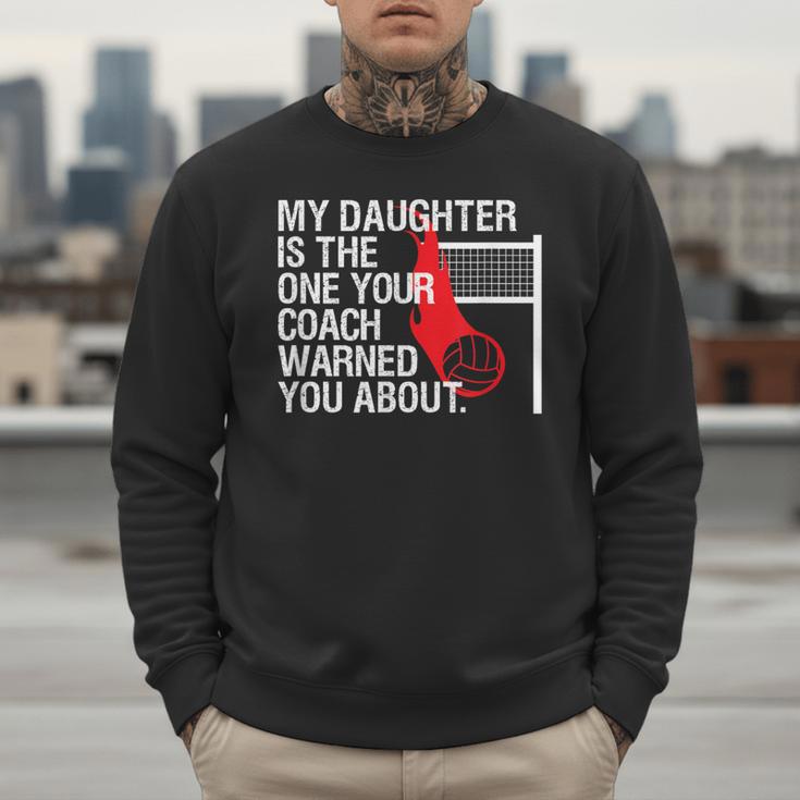 Volleyball Mom Dad Parent Shirt Daughter Player Men Sweatshirt Volleyball Mom Dad Parent Shirt Daughter Player Men Sweatshirt
