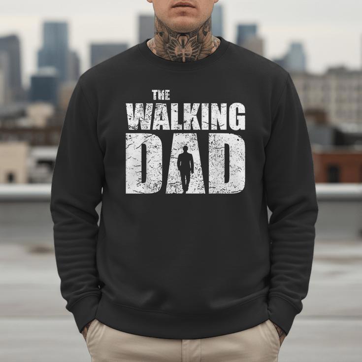 The Walking Dad Father Man Dead Retro Vintage Men Fun Men Sweatshirt