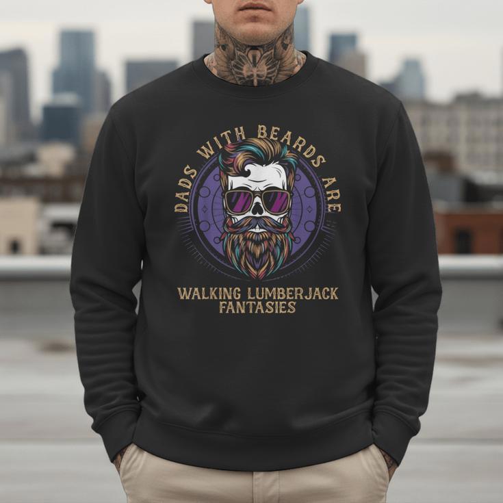 Walking Lumberjack Fantasies Dads With Beards Fantasy Art Men Sweatshirt Walking Lumberjack Fantasies Dads With Beards Fantasy Art Men Sweatshirt