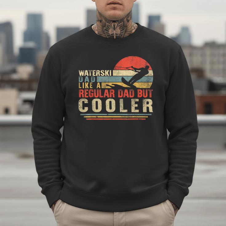 Waterski Dad Fathers Day Ski Lover Dad Water Skiing Rider Men Sweatshirt