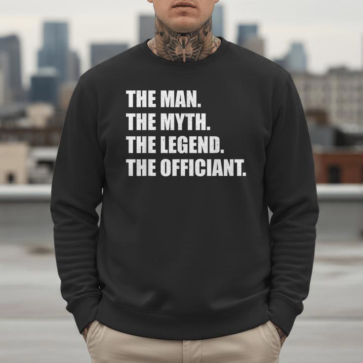 Wedding Officiant Art For Men Dad Ordained Minister Men Sweatshirt Wedding Officiant Art For Men Dad Ordained Minister Men Sweatshirt