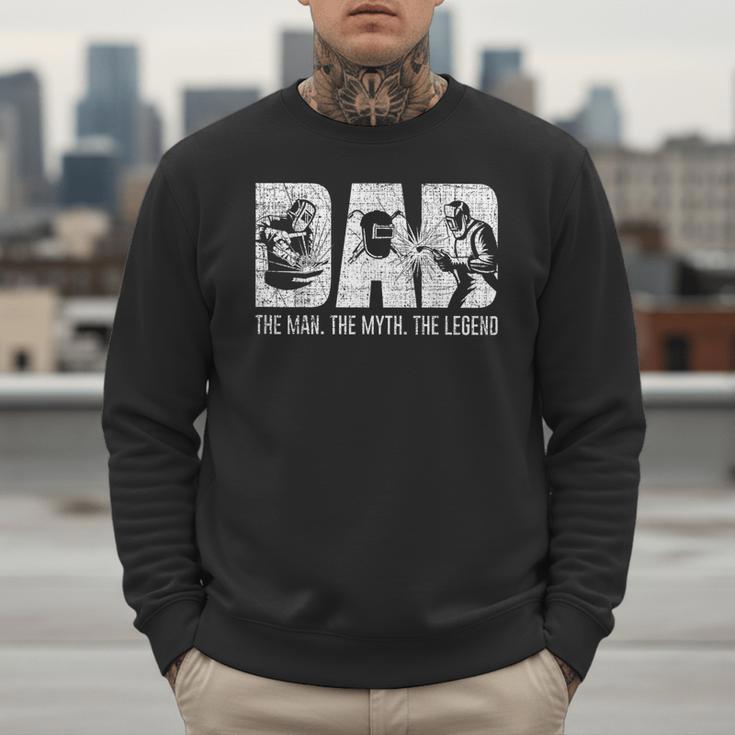 Welder Welding Dad Man Myth Legend Father Small Men Sweatshirt Welder Welding Dad Man Myth Legend Father Small Men Sweatshirt