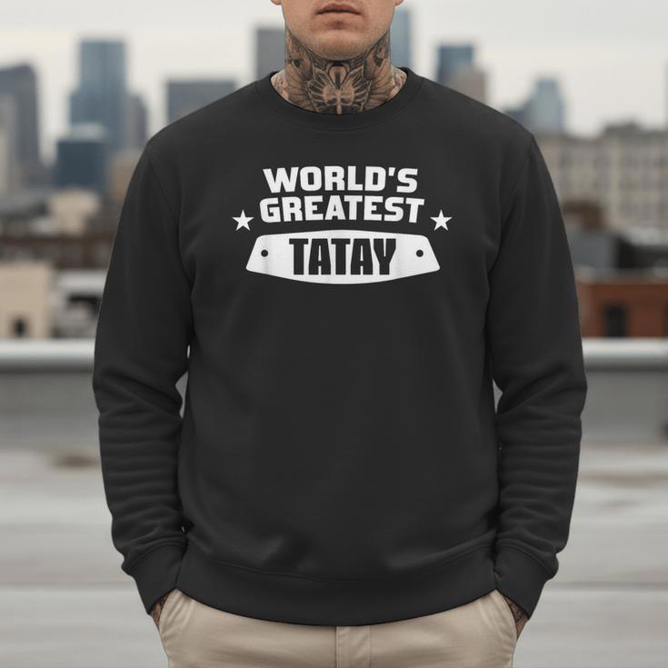 World's Greatest Tatay Shirt Filipino Dad Men Sweatshirt
