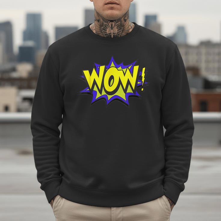 WowShirt WOW Dad Mom Men Women Boys Girls Tee Men Sweatshirt