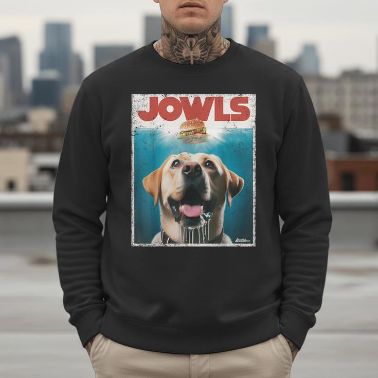 Yellow Lab Jowls Top Labrador Retriever Dog Mom Dad Men Sweatshirt