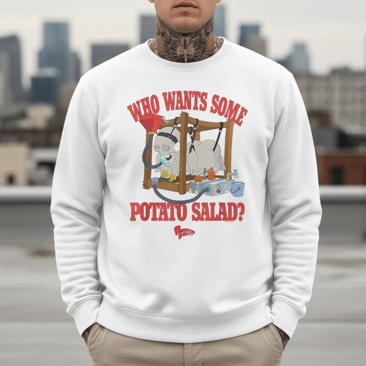 American Dad Who Wants Some Potato Salad Roger Cartoon Men Sweatshirt
