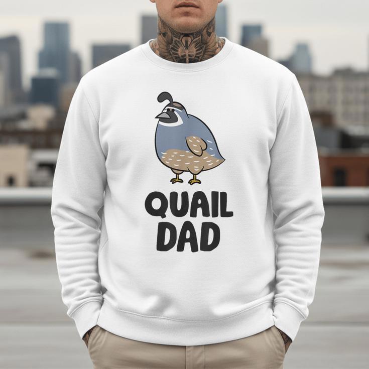 California Quail Bird Dad Quail Dad Men Sweatshirt