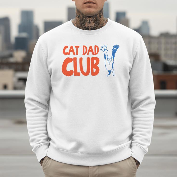 Cat Dad Club Life Is Better With Cats Father's Day 2 Sided Men Sweatshirt