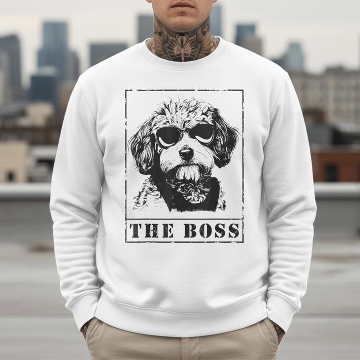 The Cavapoo Boss Mom Dad Dog Lover Men Sweatshirt The Cavapoo Boss Mom Dad Dog Lover Men Sweatshirt