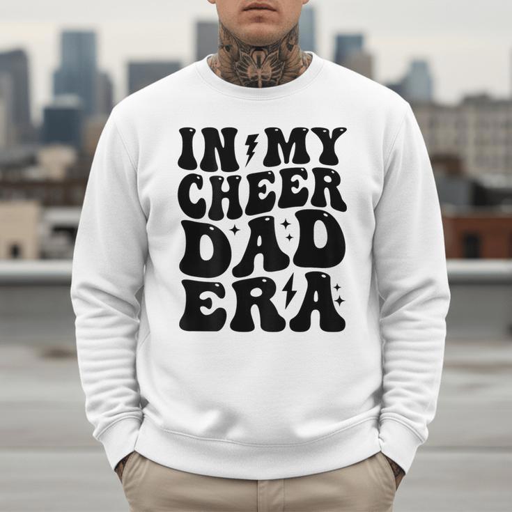 In My Cheer Dad Era Cheerleader Dad Sports Groovy Men Sweatshirt
