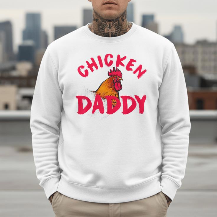 Chicken Dad Rooster Daddy Farmer Men Sweatshirt